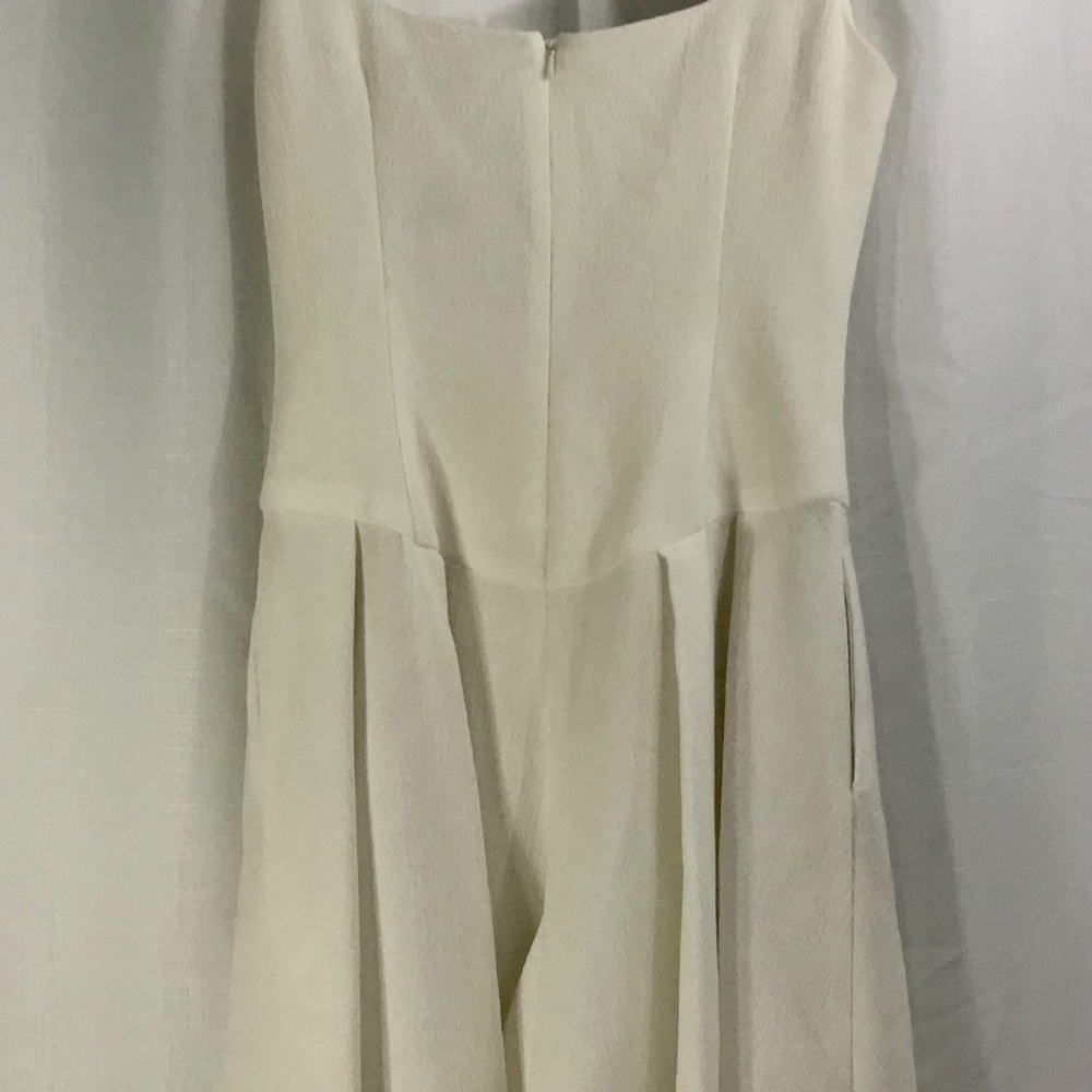 Black Halo Kiely Playsuit In Sugar White Size 4. - Picture 6 of 6